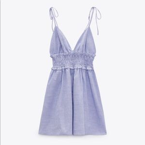 Zara Striped mini dress